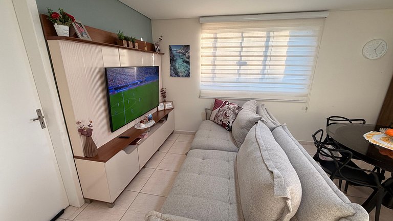 Apartamento em Canto Grande a 90 metros do mar (Residencial