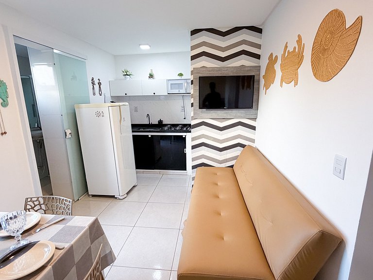 Apartamento Canto Grande a 90 metros do mar Residencial Cant
