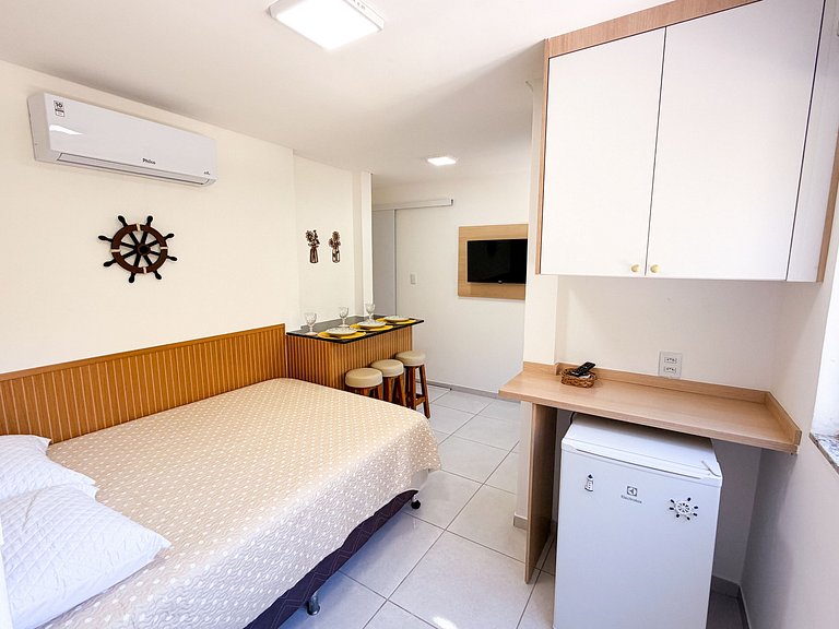 Apartamento em Canto Grande a apenas 90 metros da praia, no